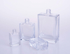 Customized Flat square Shaped Glass Perfume Bottle 