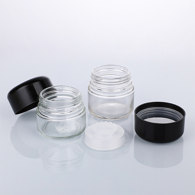 70ml 90ml 110ml 120ml 150ml 180ml Clear Cosmetic Glass Cream Jar