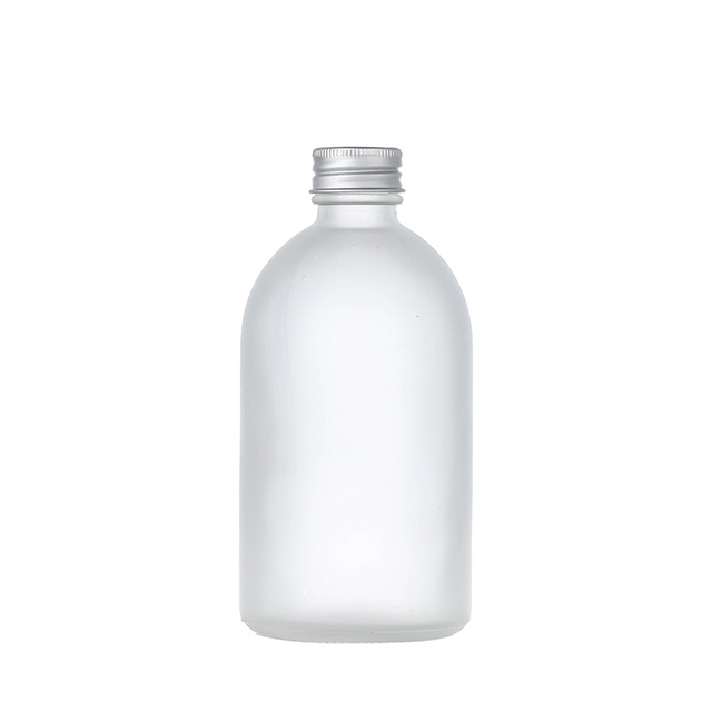150ml 280ml 350ml Frosted Transparent Coffee Enzyme Milk Tea Juice Beverage Bottle with Aluminum Cap
