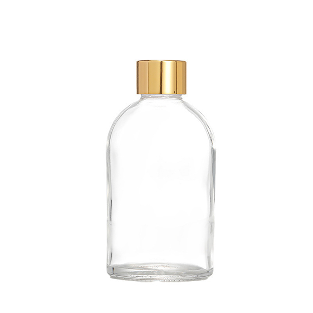 100ml 150ml 200ml 220ml Clear Cylindrical Glass Aromatherapy Oil Bottle