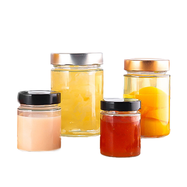 180ml 280ml 380ml 500ml Sealed Thickened Glass Honey Jar with Lid