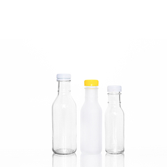 500ml Thickened Clear Glass Juice Drink Bottle