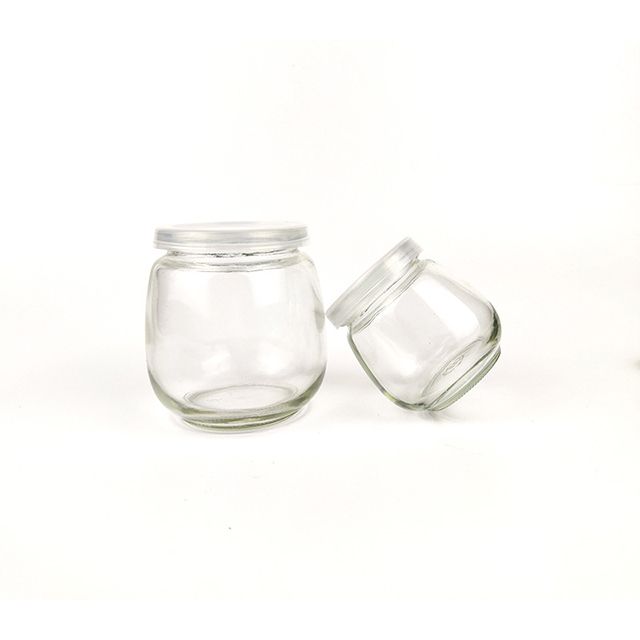 100ml 200ml 300ml Wide Mouthed Round Glass Pudding Jar
