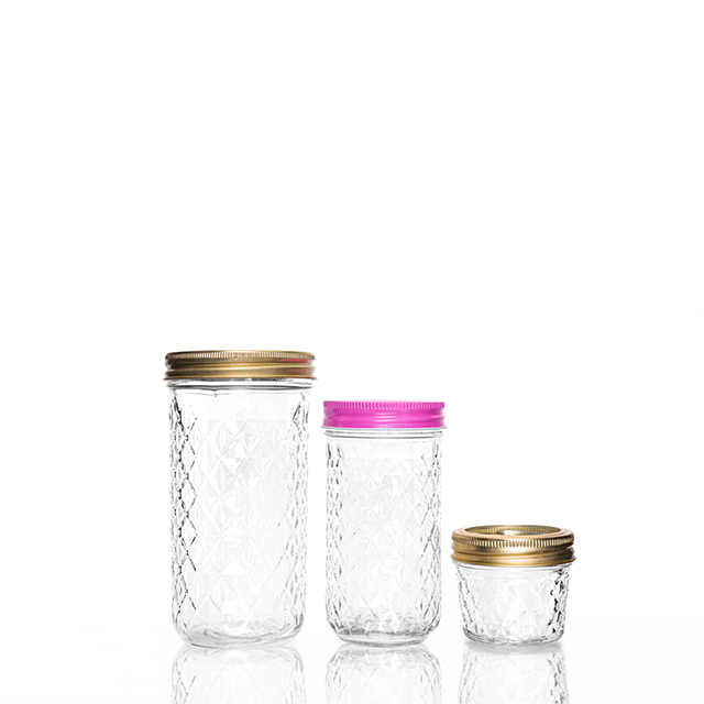 300ml 500ml 650ml Sealed Glass Food Storage Jar with Lid